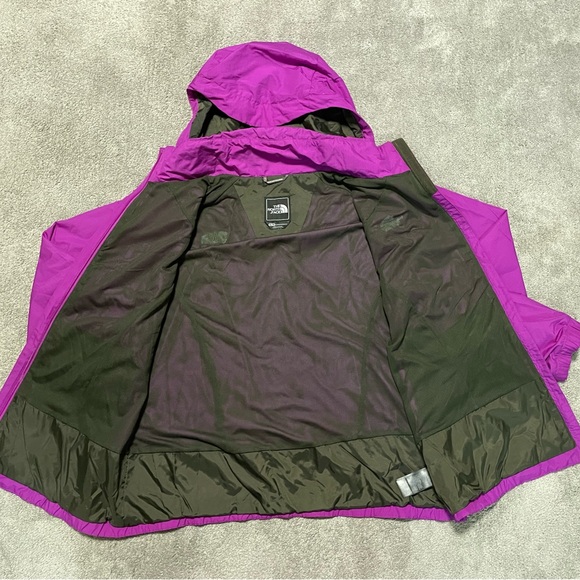 The Northface Jacket Womens XL Hyvent Lightweight Pink Magenta Breathable - Picture 10 of 16